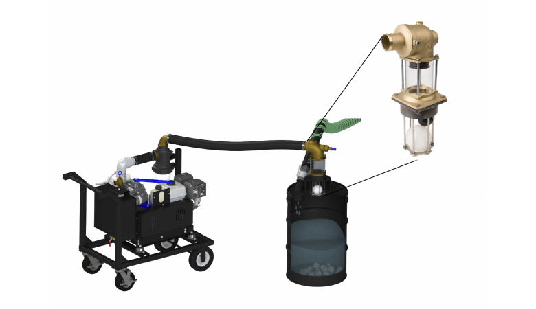 Vacuum Drum Interceptor